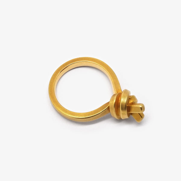 KNOT RING #306 3.2 - YELLOW GOLD