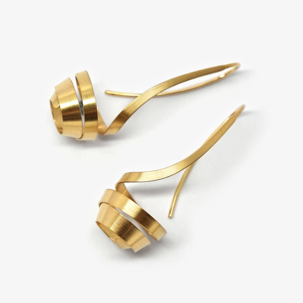 FERN EARRINGS #272 - YELLOW GOLD