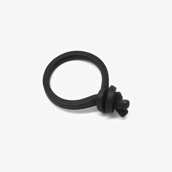 KNOT RING #306 - BLACK