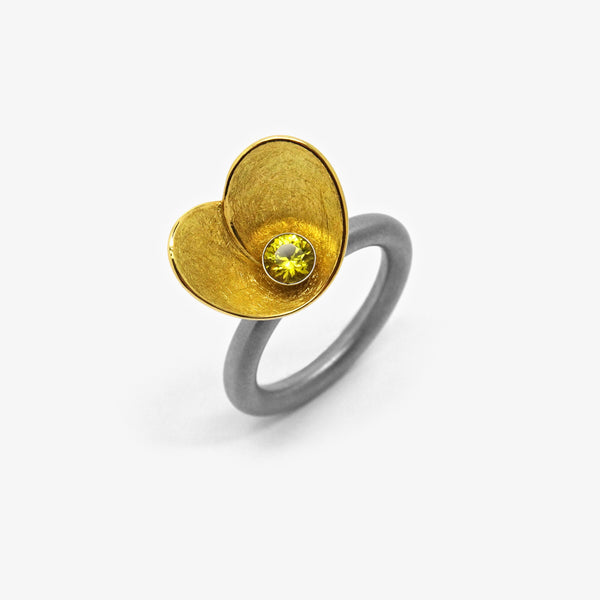 SWIVEL - YELLOW GOLD FLOWER