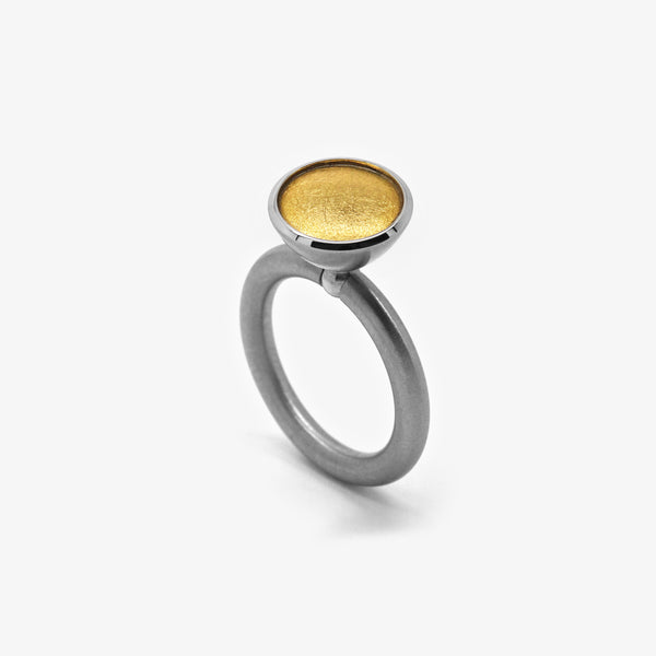 SWIVEL - HALBSCHALE GOLD INLAY