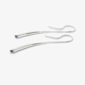 TAPERED EARRINGS + TOPAZ