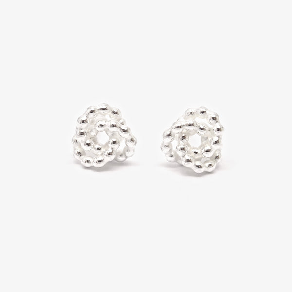 EAR FLY STUDS - 7MM - SILVER