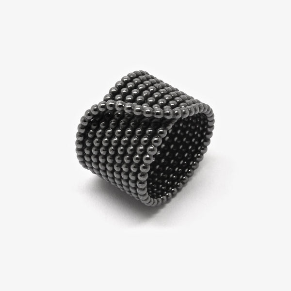 SNAKE RING 9 - OXIDISED SILVER