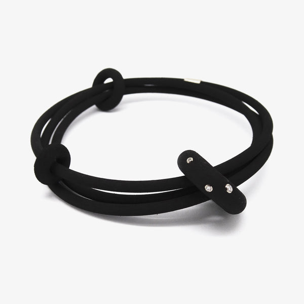 DIAMOND RINGS COIL BRACELET