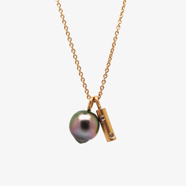 ROSE GOLD TAHITI CHARM PENDANT