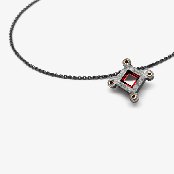 URSA MINOR GARNET PENDANT