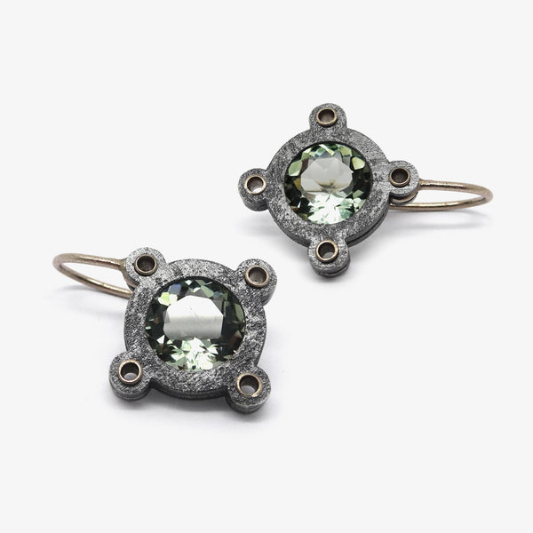 ANDROMEDA EARRINGS - MINT CITRINE