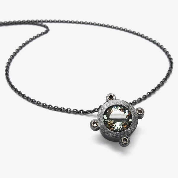LARGE MINT CITRINE ANDROMEDA PENDANT