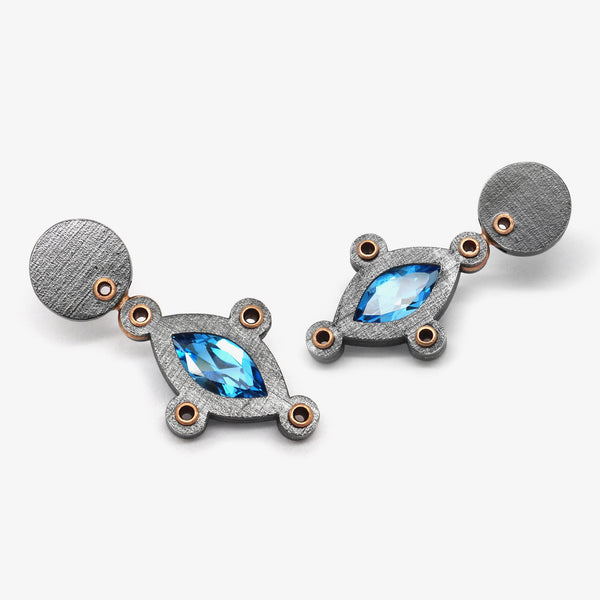 TOPAZ SIRIUS STUD EARRINGS