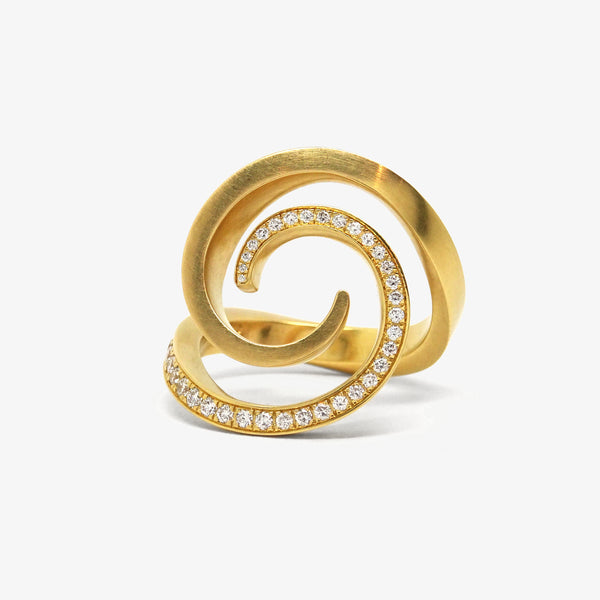WINDROSE - YELLOW GOLD + DIAMONDS