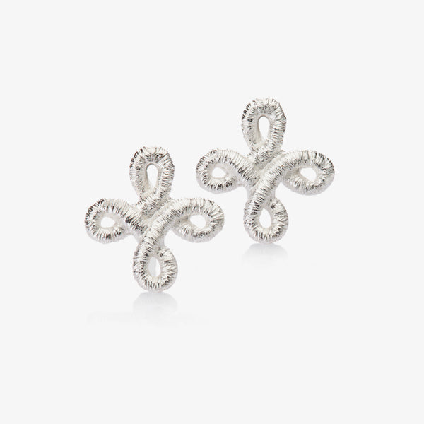 PIQUE DAME STUDS - SILVER