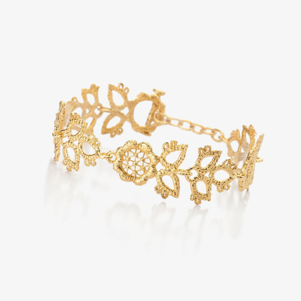 BRIAR ROSE BRACELET - GOLD PLATED SILVER