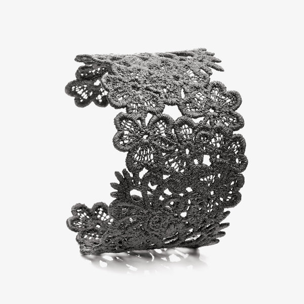 NOTTINGHAM CUFF - WIDE - OXIDISED