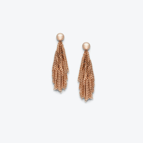SIARA EARRINGS - SHORT - ROSE GOLD PLATED