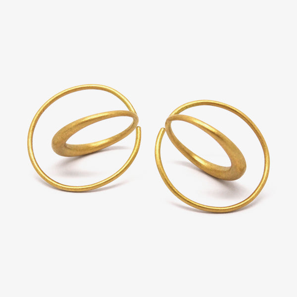 GOLD ZIRKEL EARRINGS - SMALL
