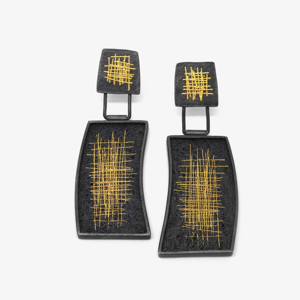 XXL EARRINGS - HESSIAN