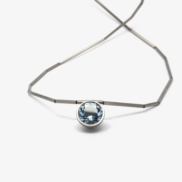 AQUAMARINE LINEA NECKLET