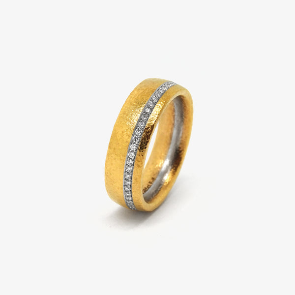 FONTE ETERNITY RING - PURE GOLD, PLATINUM & DIAMONDS