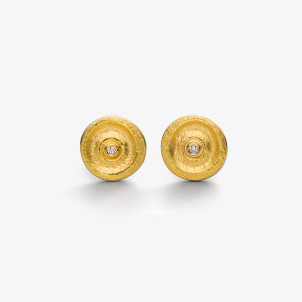 RIPPLE STUDS + DIAMOND
