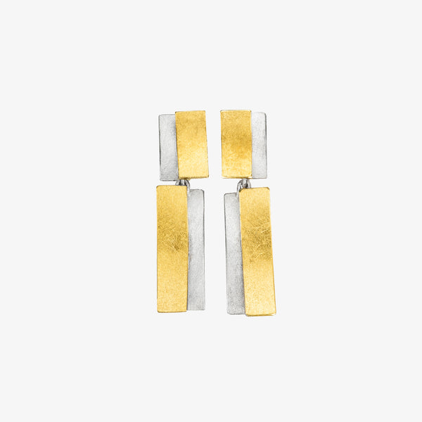 OBLONG DROP EARRINGS