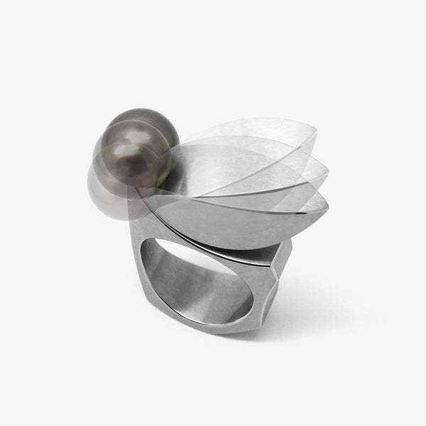PELICAN RING + TAHITI PEARL