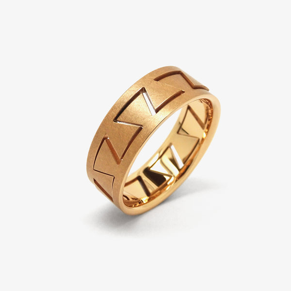 MEANDER - DOVETAIL - RED GOLD