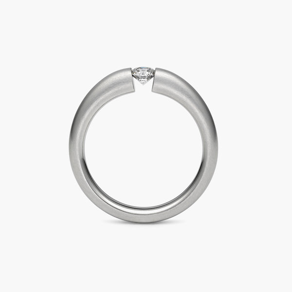 TAPERED "S" TENSION ENGAGEMENT RING