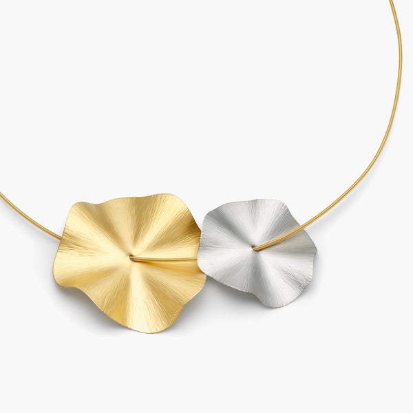 FLOWER DISC PENDANTS AU PT