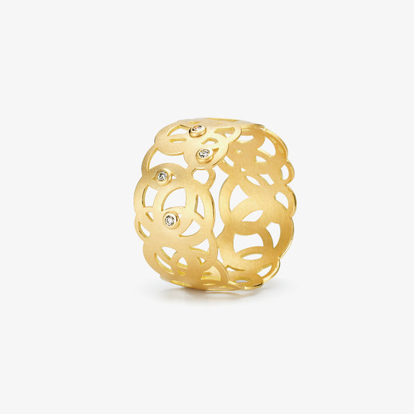 ROSEUM RING - GOLD + DIAMONDS