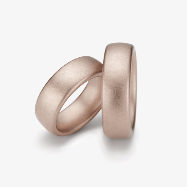 OVAL WEDDING RING - ROSEWOOD