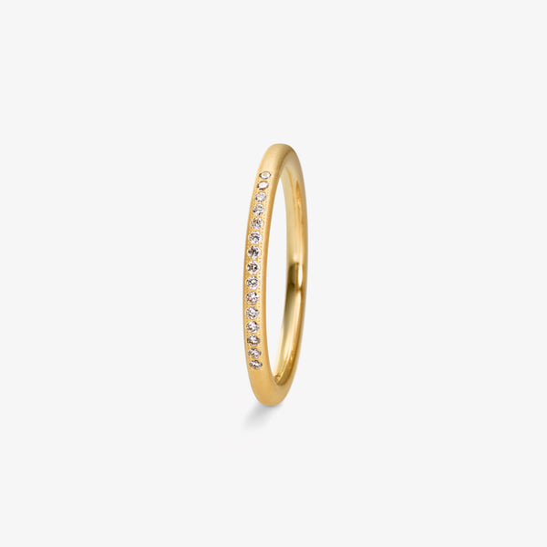 SATELLITE FINE RING - YELLOW GOLD + DIAMONDS