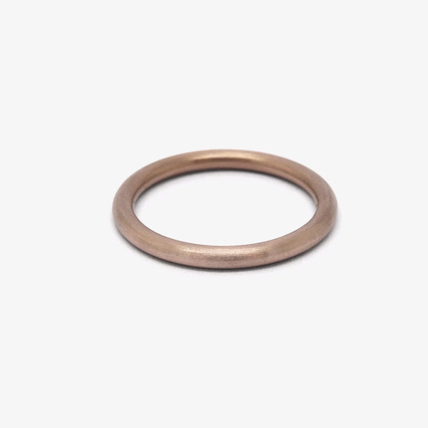 ROUND WEDDING RING - 2MM ROSEWOOD GOLD