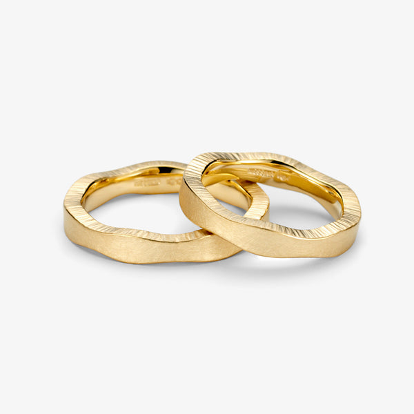 FLOWER WEDDING RING - YELLOW