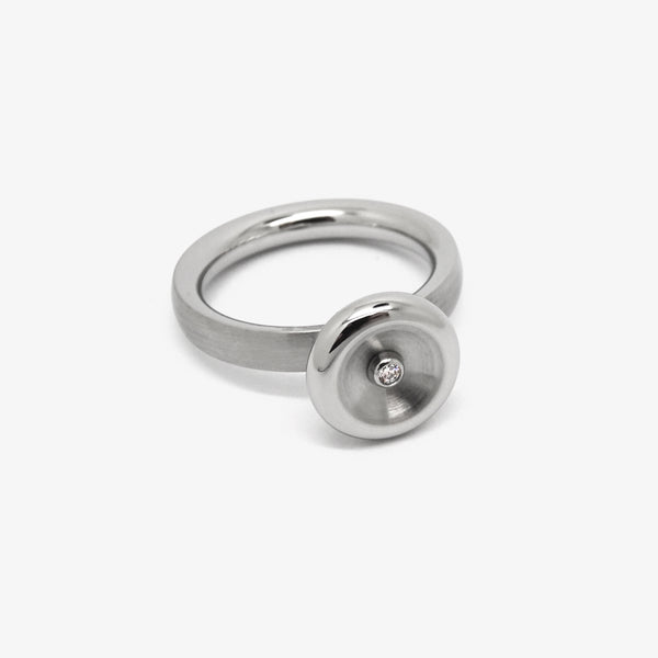 DIAMOND DISH RING