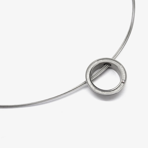 ORBIT PENDANT - 1 DIAMONDS