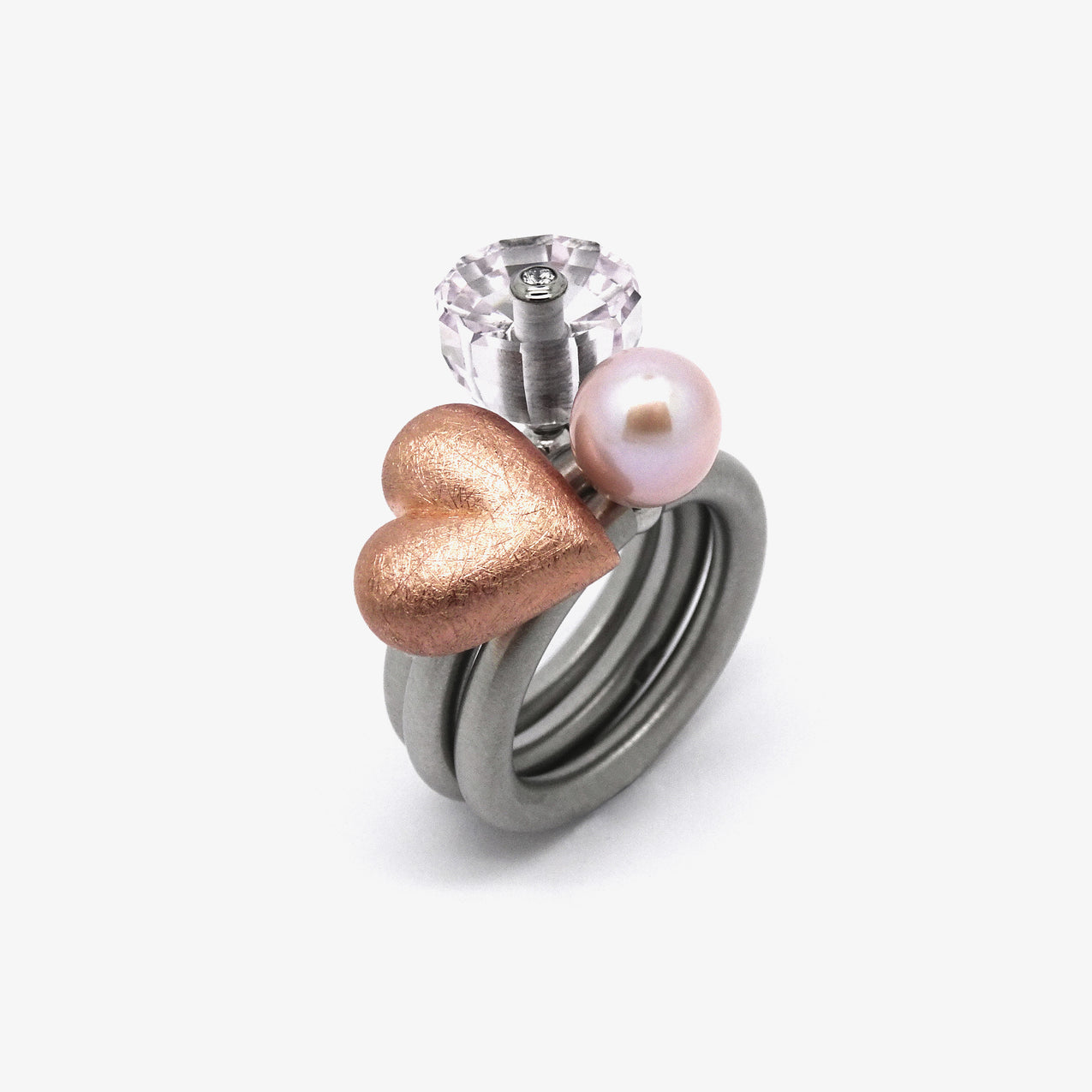 Orro rose outlet gold ring