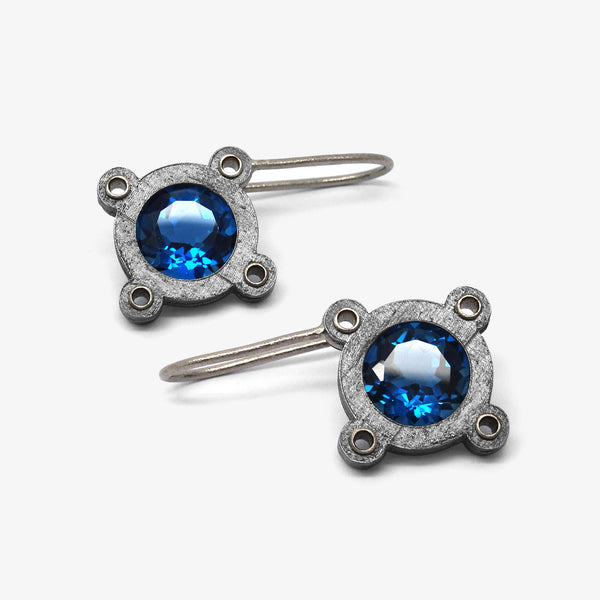 ANDROMEDA EARRINGS - LONDON BLUE TOPAZ