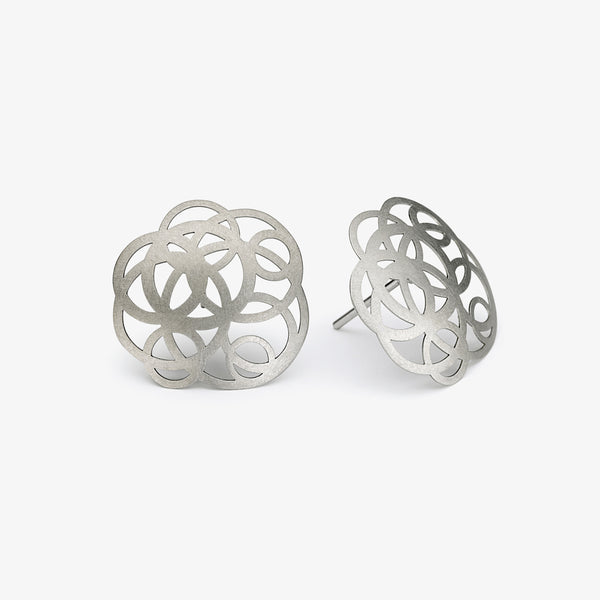 ROSEUM EARRINGS - PLATINUM